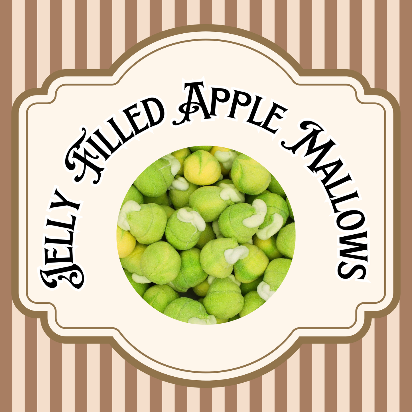 Jelly Filled Apple Mallows