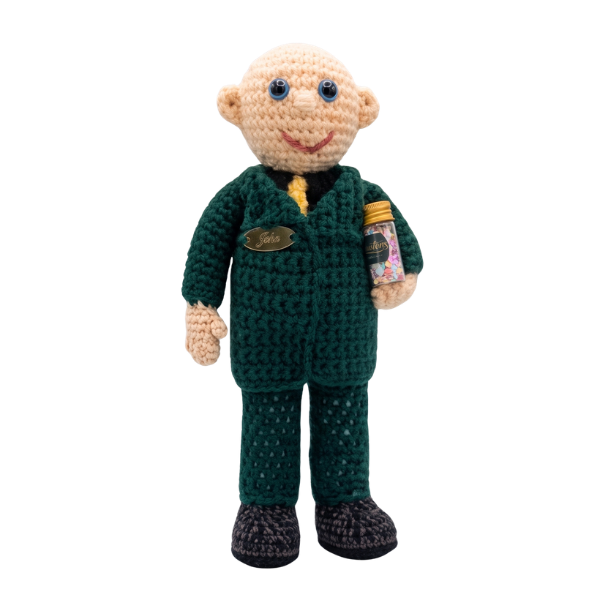 Knitted John and Sean Dolls