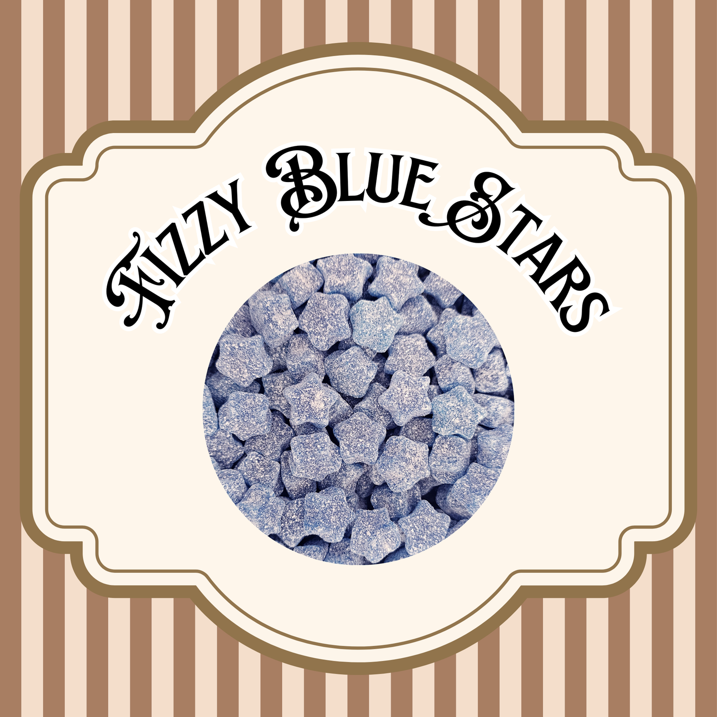 Fizzy Blue Stars