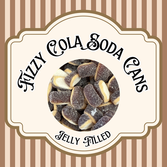 Jelly Filled Fizzy Cola Soda Cans