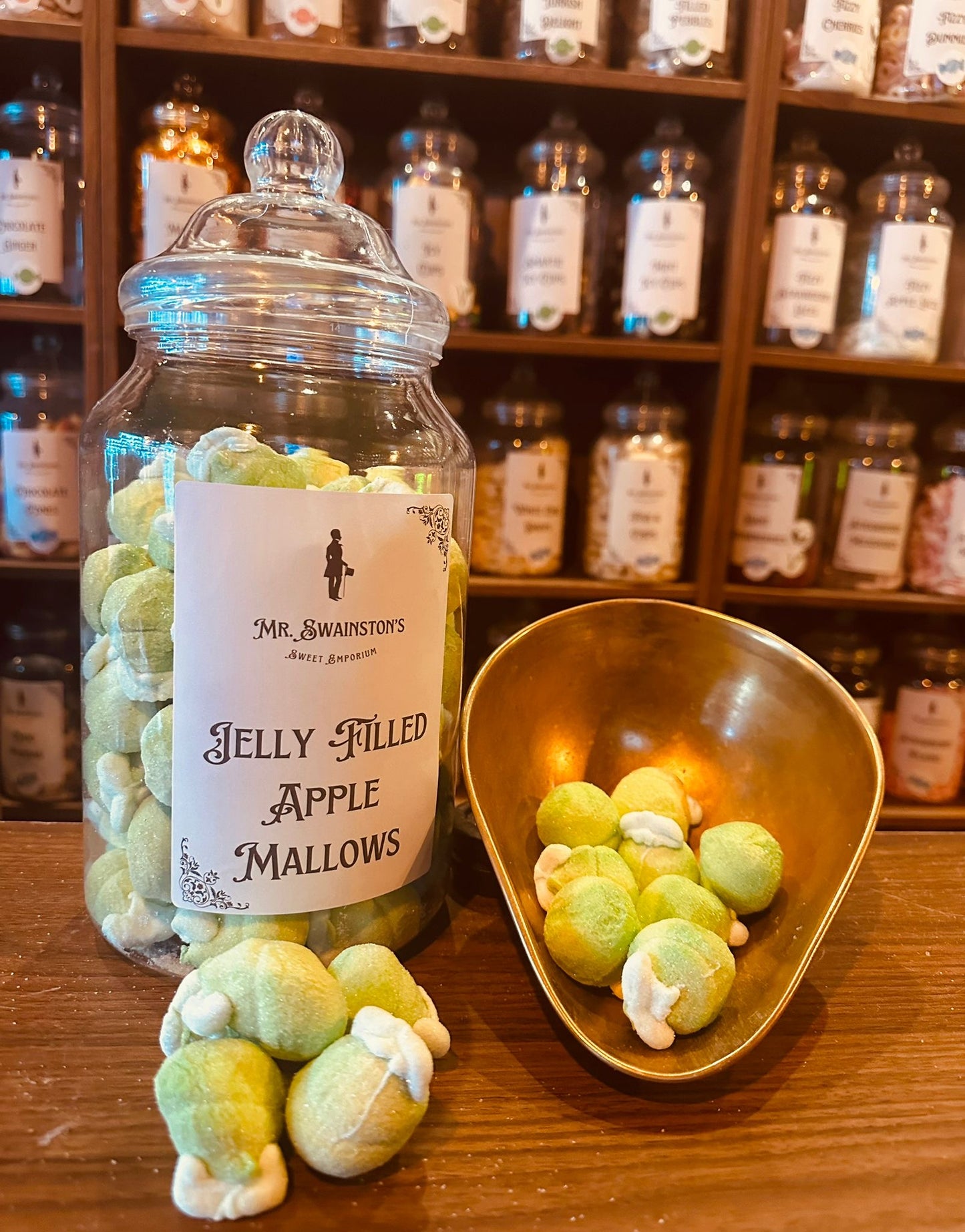 Jelly Filled Apple Marshmallows