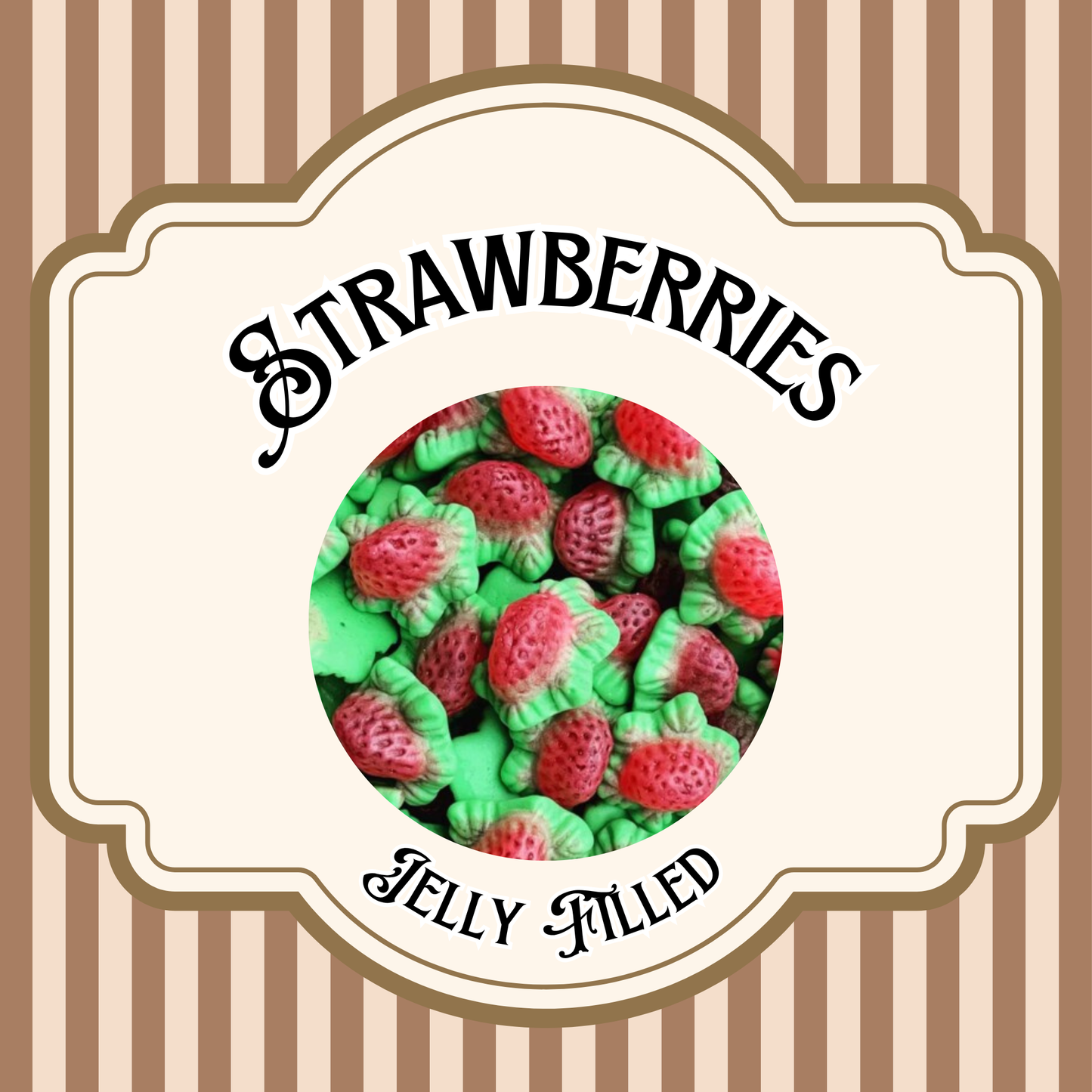 Jelly Filled Strawberries