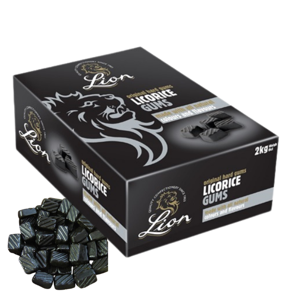 Lions Liquorice Gums - Full Box