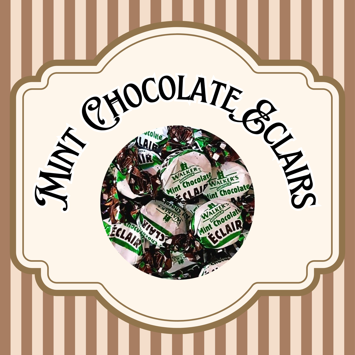 Mint Chocolate Eclairs