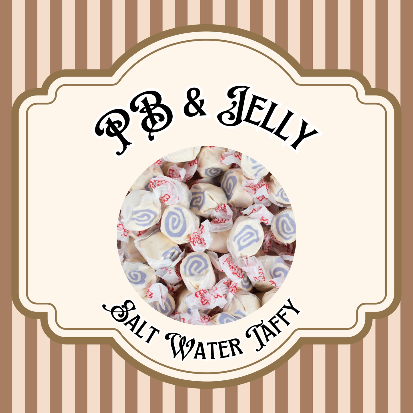 Peanut Butter and Jelly Salt Water Taffy