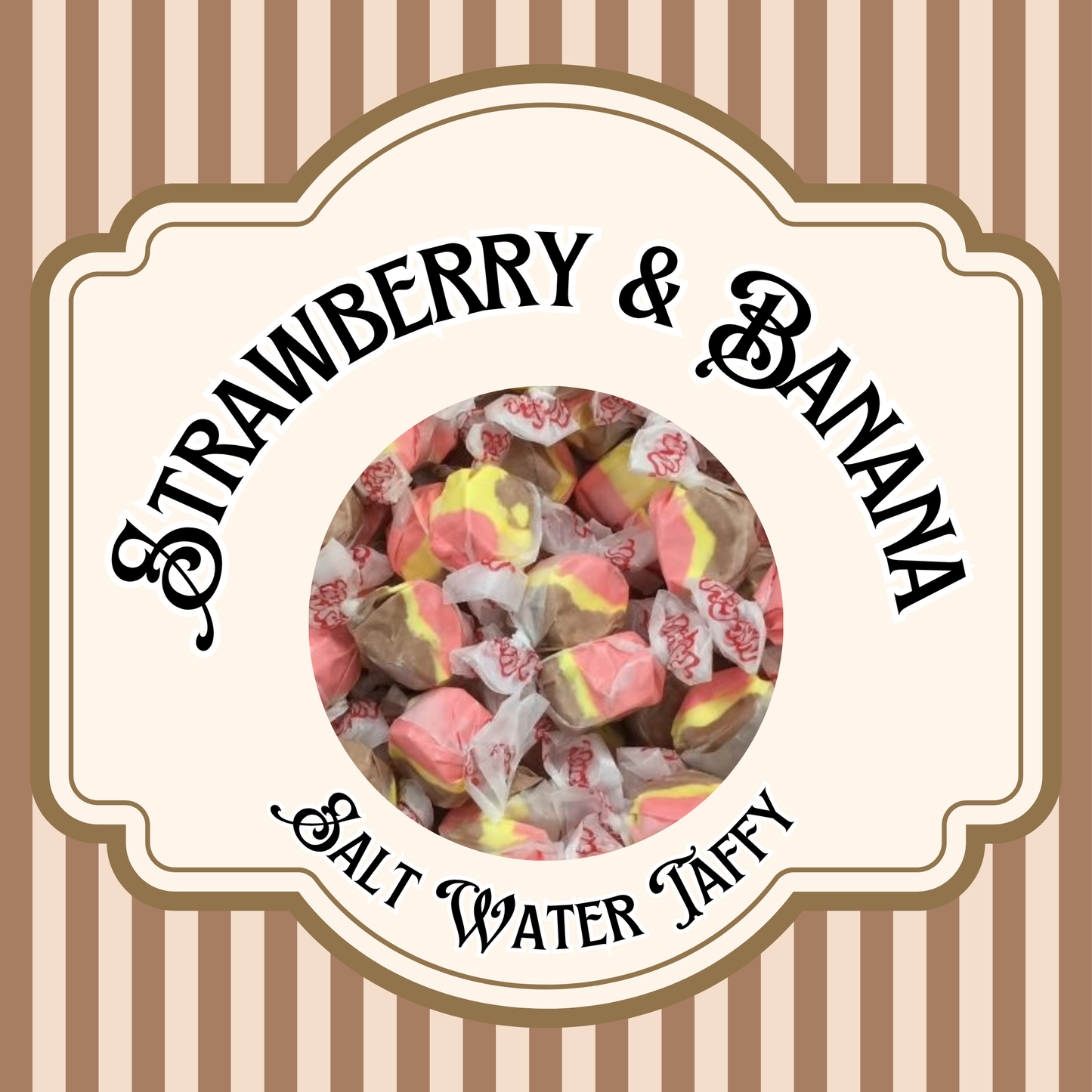 Strawberry and Banana Salt Water Taffy
