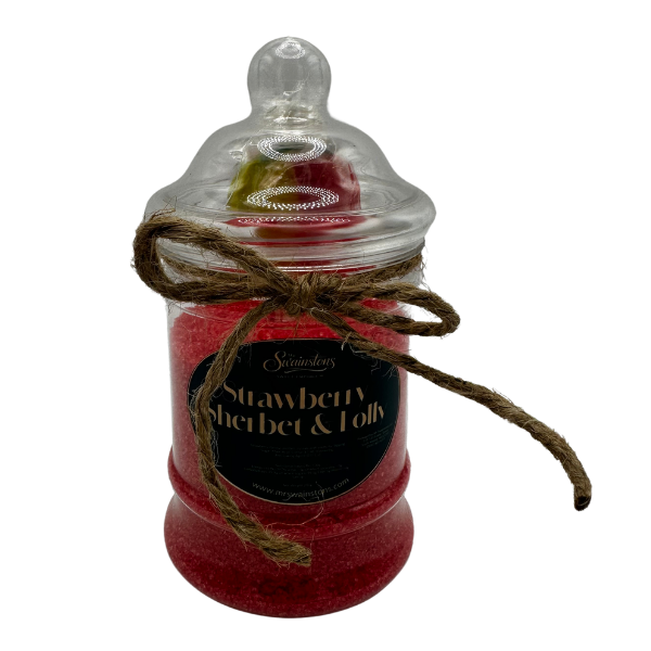Strawberry Sherbet + Lolly