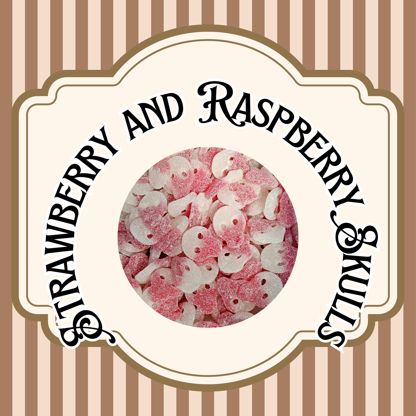 Strawberry and Raspberry Skulls