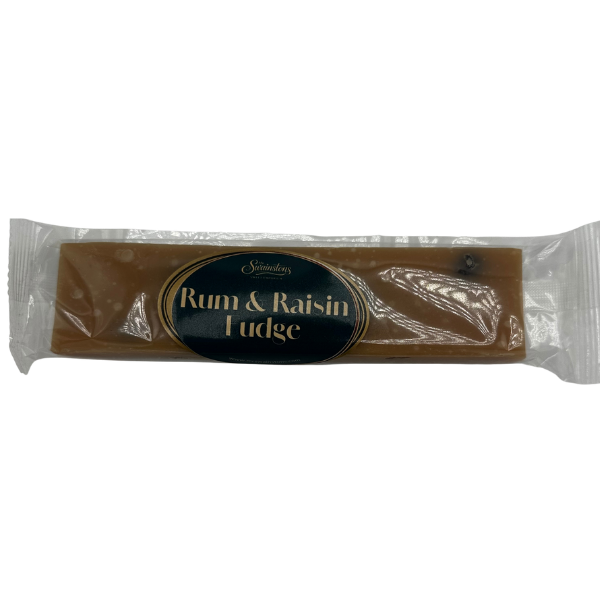 Rum and Raisin Fudge Bar