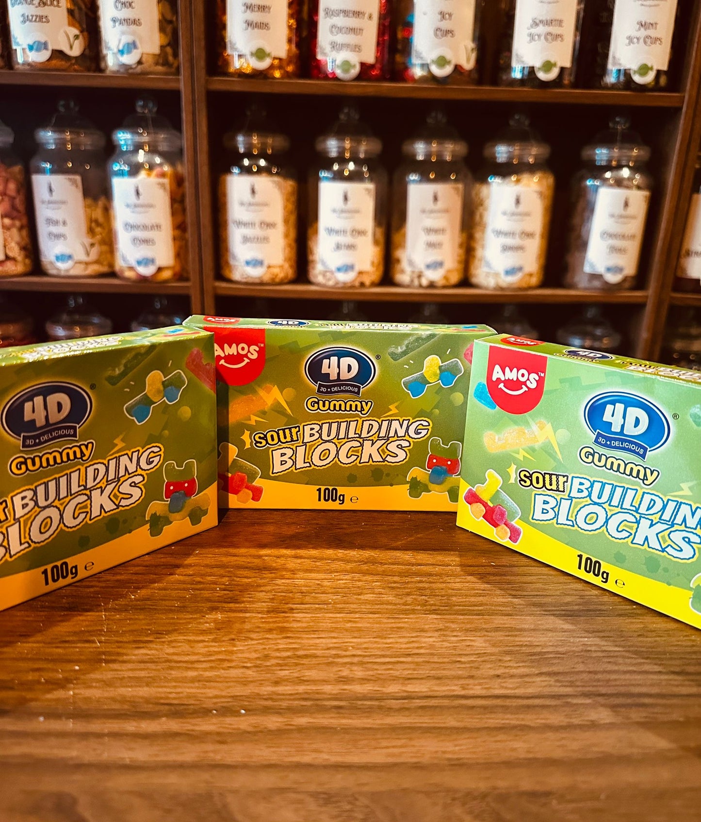 4D Sour Gummy Blocks