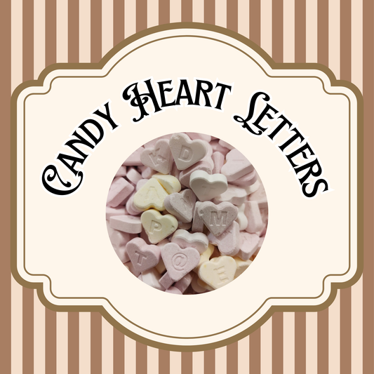 Candy Heart Letters