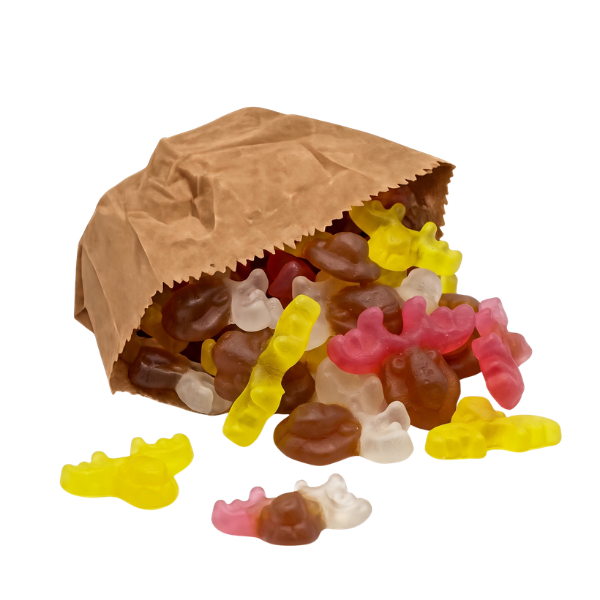 Chilli Billies cola and fruit flavour reindeer sweets