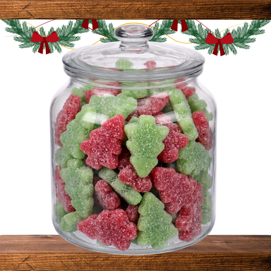 Jar of Christmas Trees pick and mix sweets