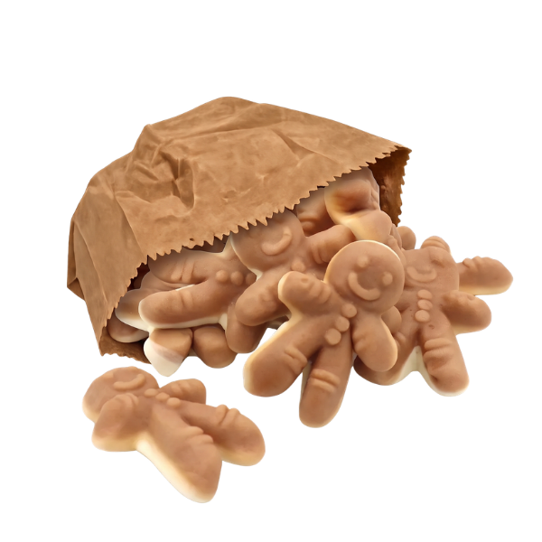 Gingerbread Men cookies and cream flavour Christmas jelly sweets