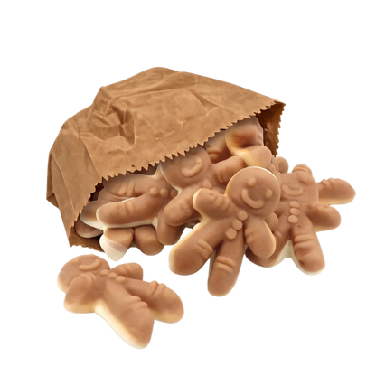 Gingerbread Men cookies and cream flavour Christmas jelly sweets