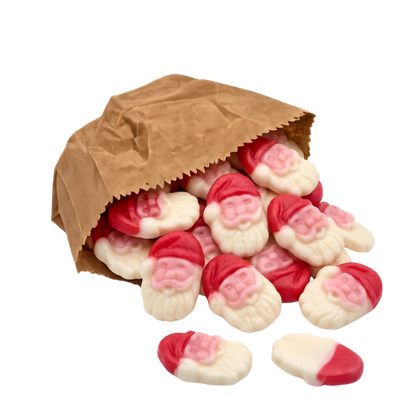 Santa Heads fruit flavour Christmas jelly sweets