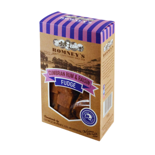 Cumbrian Rum and Raisin Fudge
