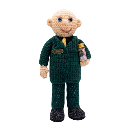Knitted John and Sean Dolls