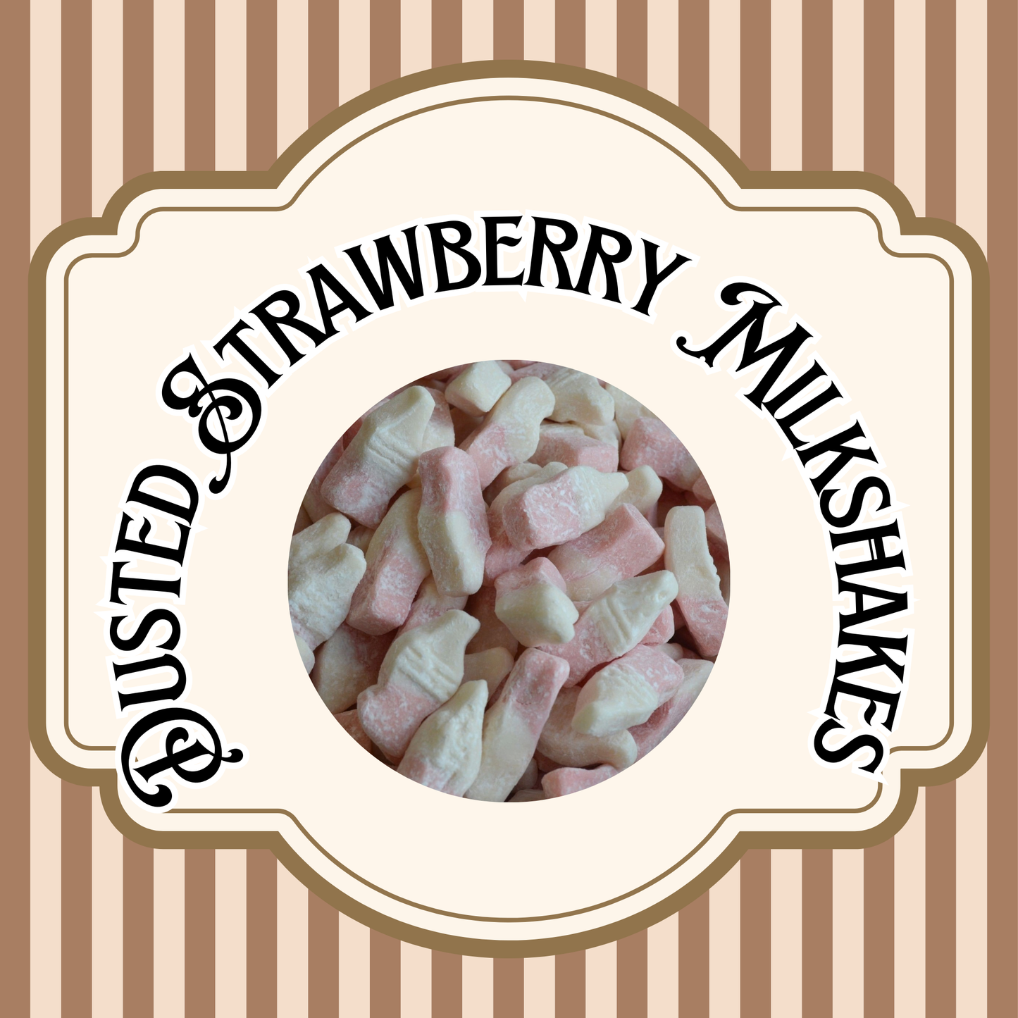 Dusted Strawberry Milkshakes