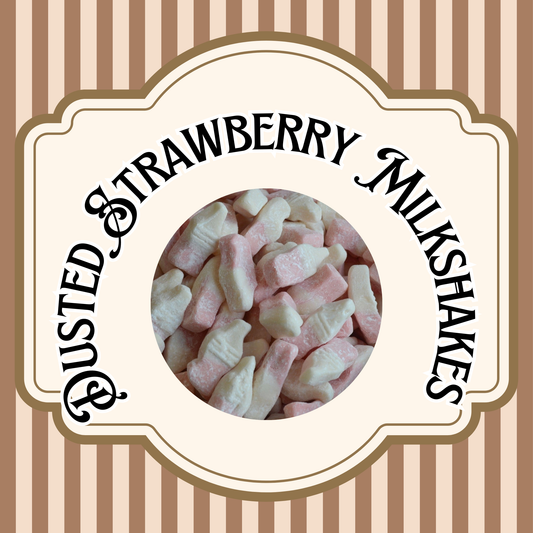 Dusted Strawberry Milkshakes