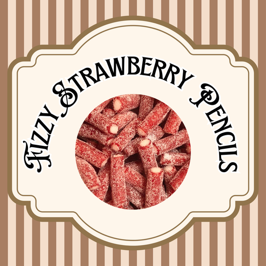 Fizzy Strawberry Pencils