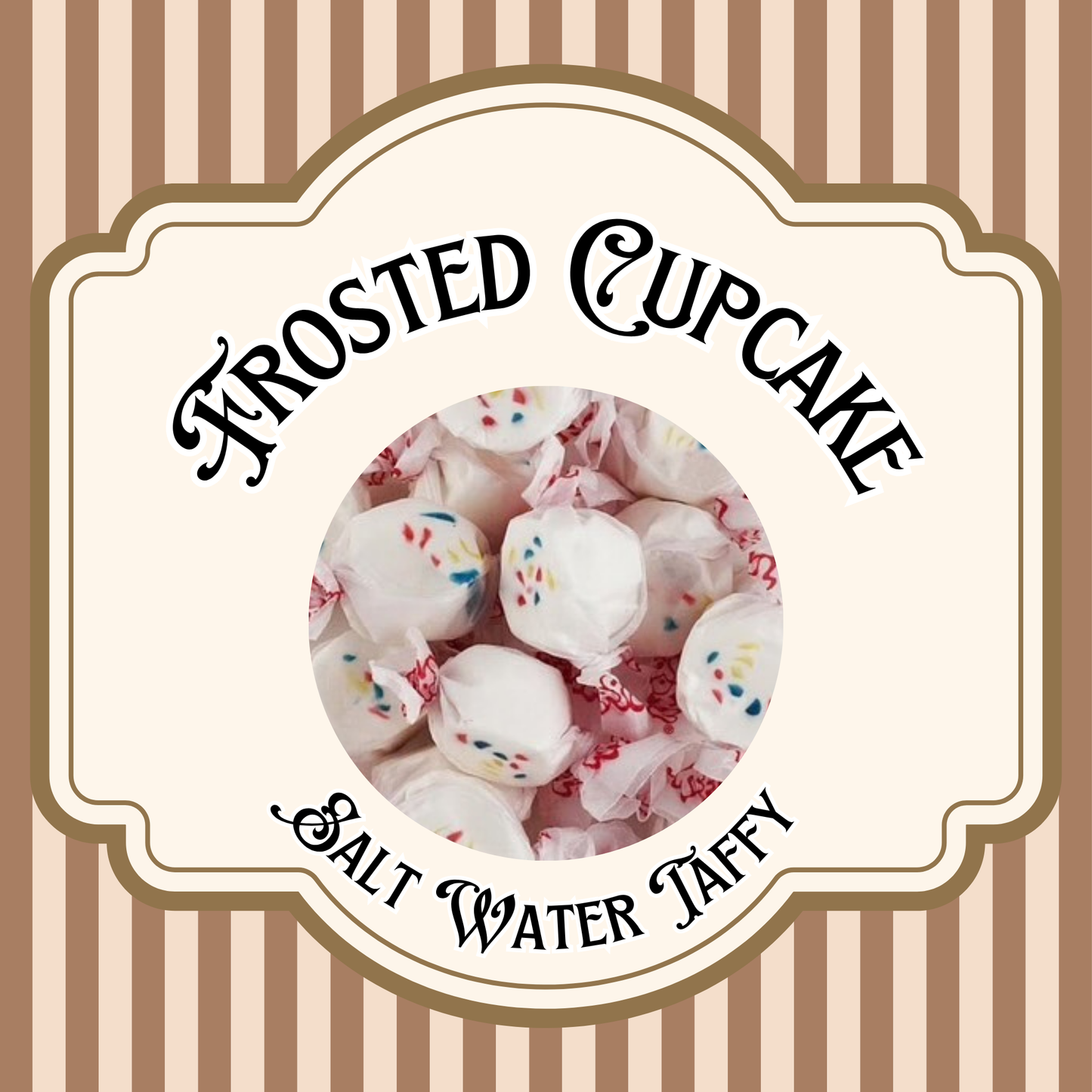 Frosted Cupcake Salt Water Taffy