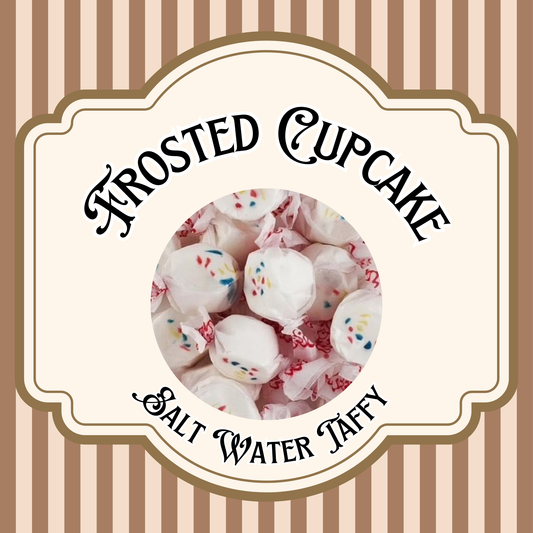 Frosted Cupcake Salt Water Taffy