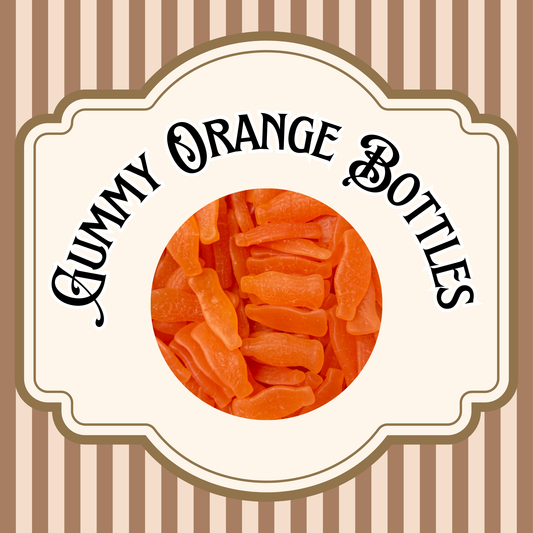 Gummy Orange Bottles
