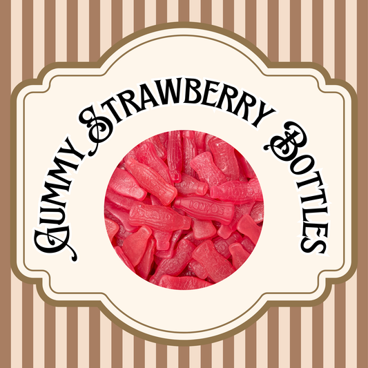 Gummy Strawberry Bottles