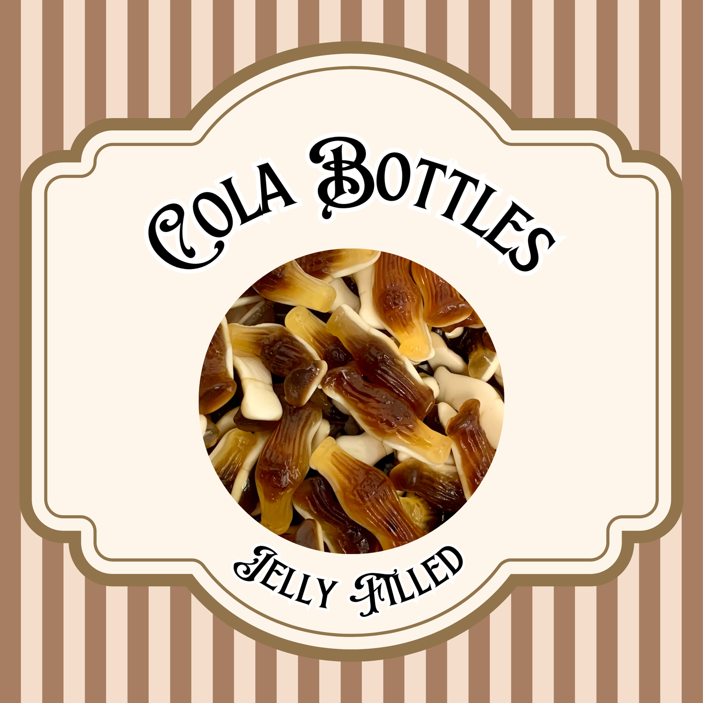 Jelly Filled Cola Bottles