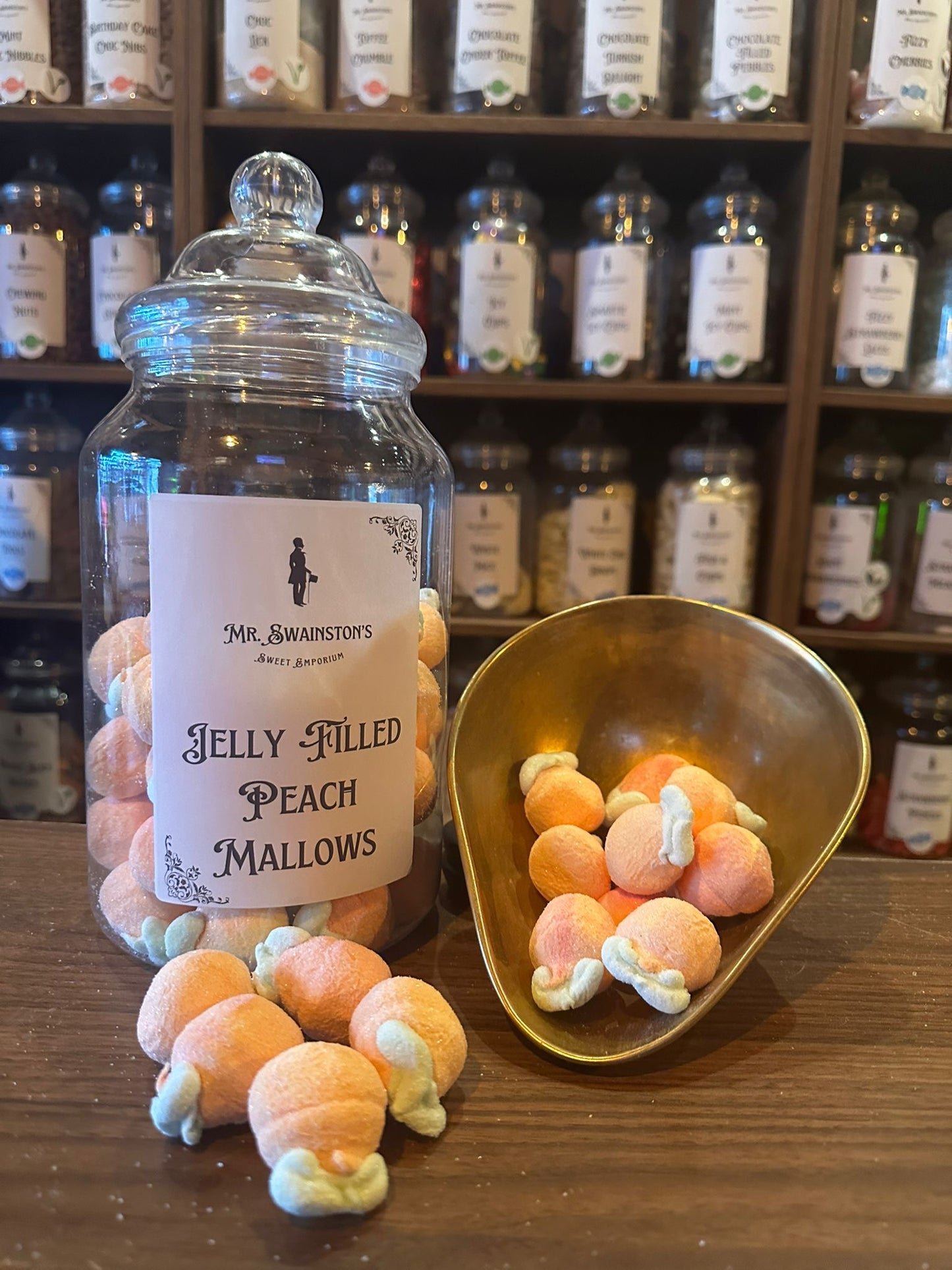 Jelly Filled Peach Marshmallows