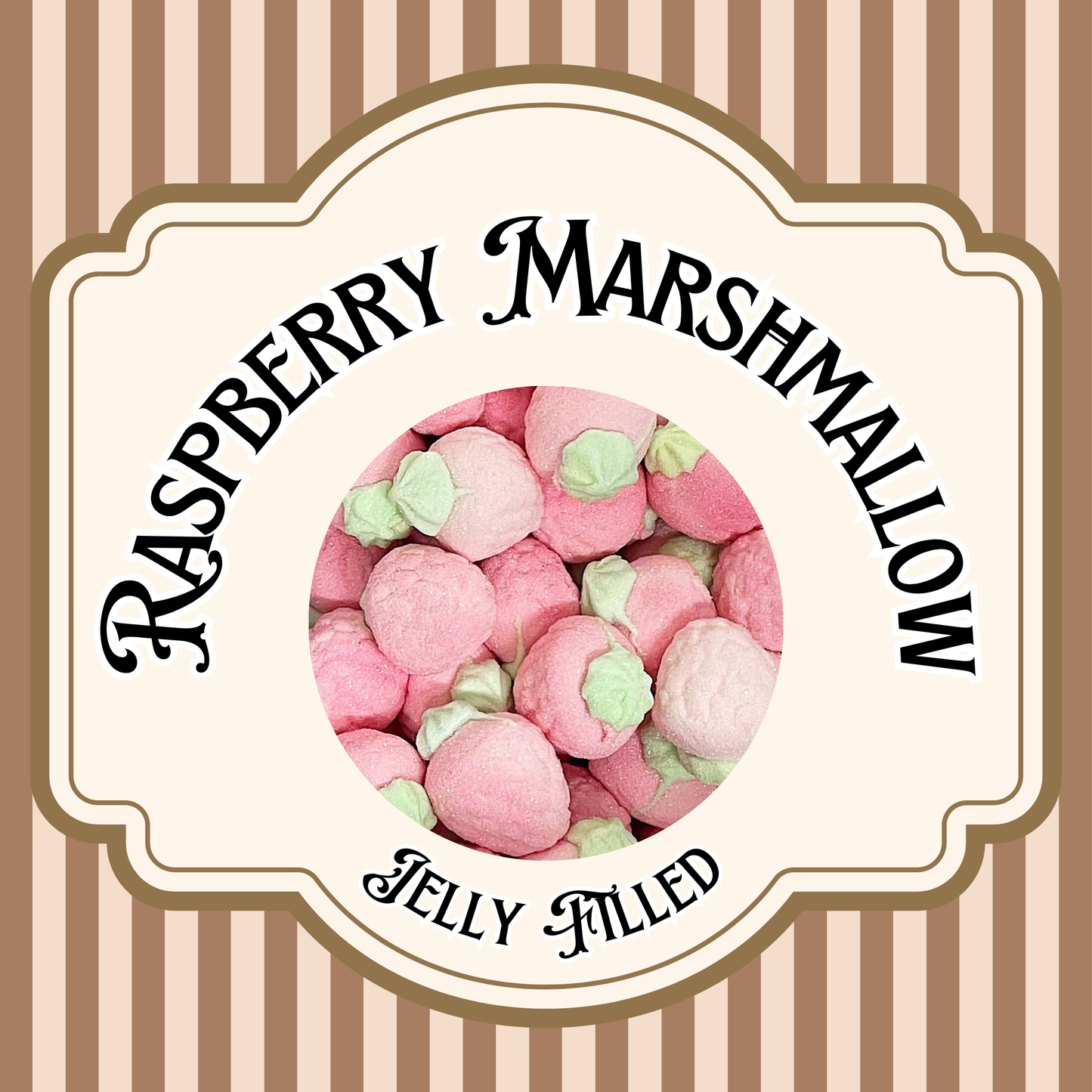 Jelly Filled Raspberry Marshmallows