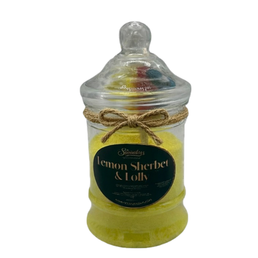 Lemon Sherbet + Lolly