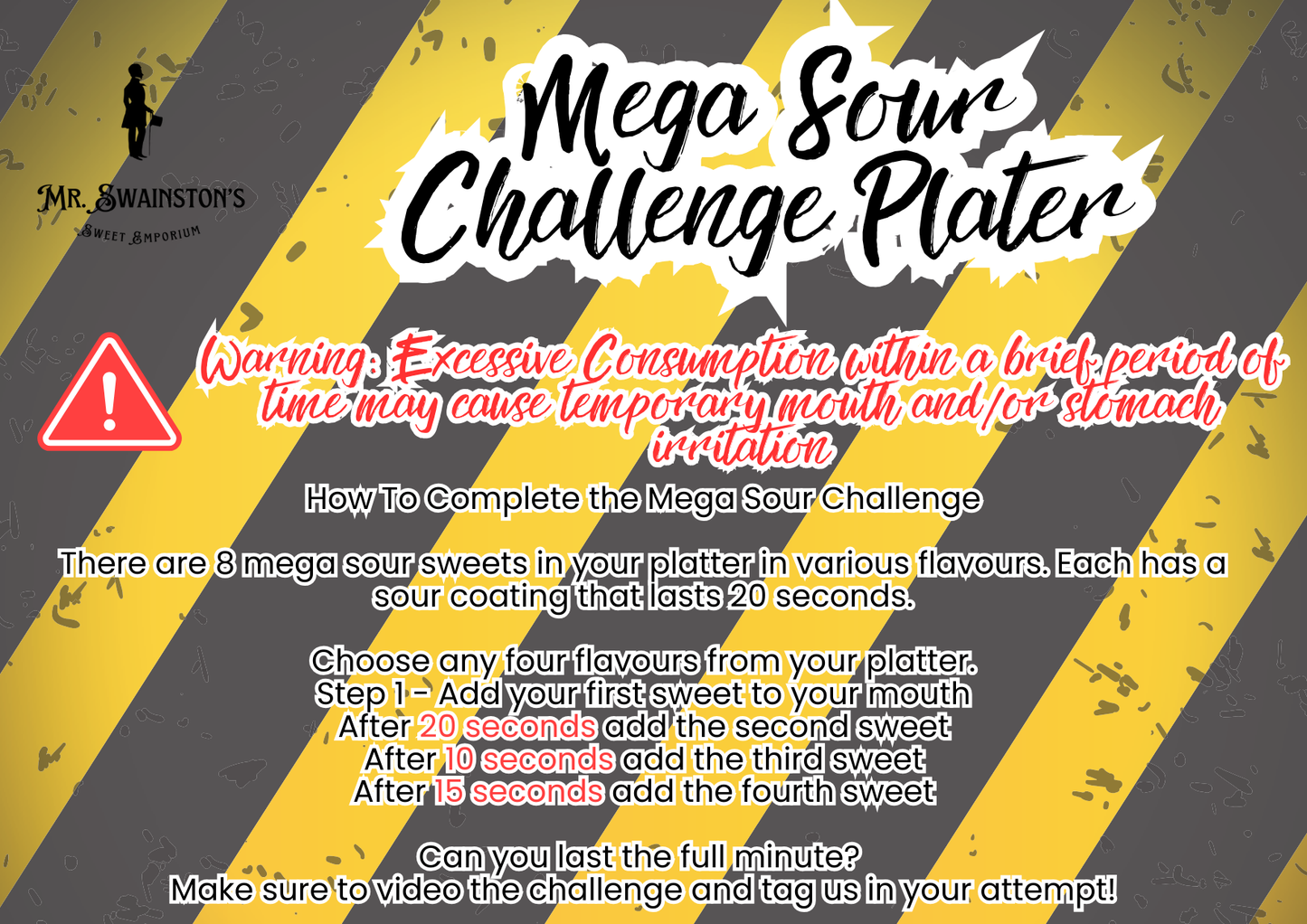 Mega Sour Challenge Platter