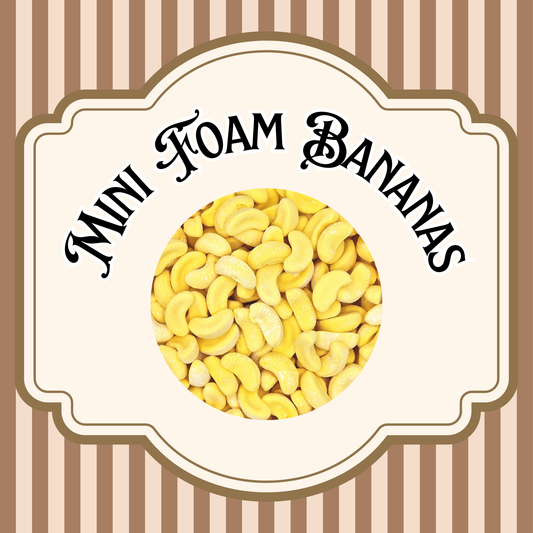 Mini Foam Bananas