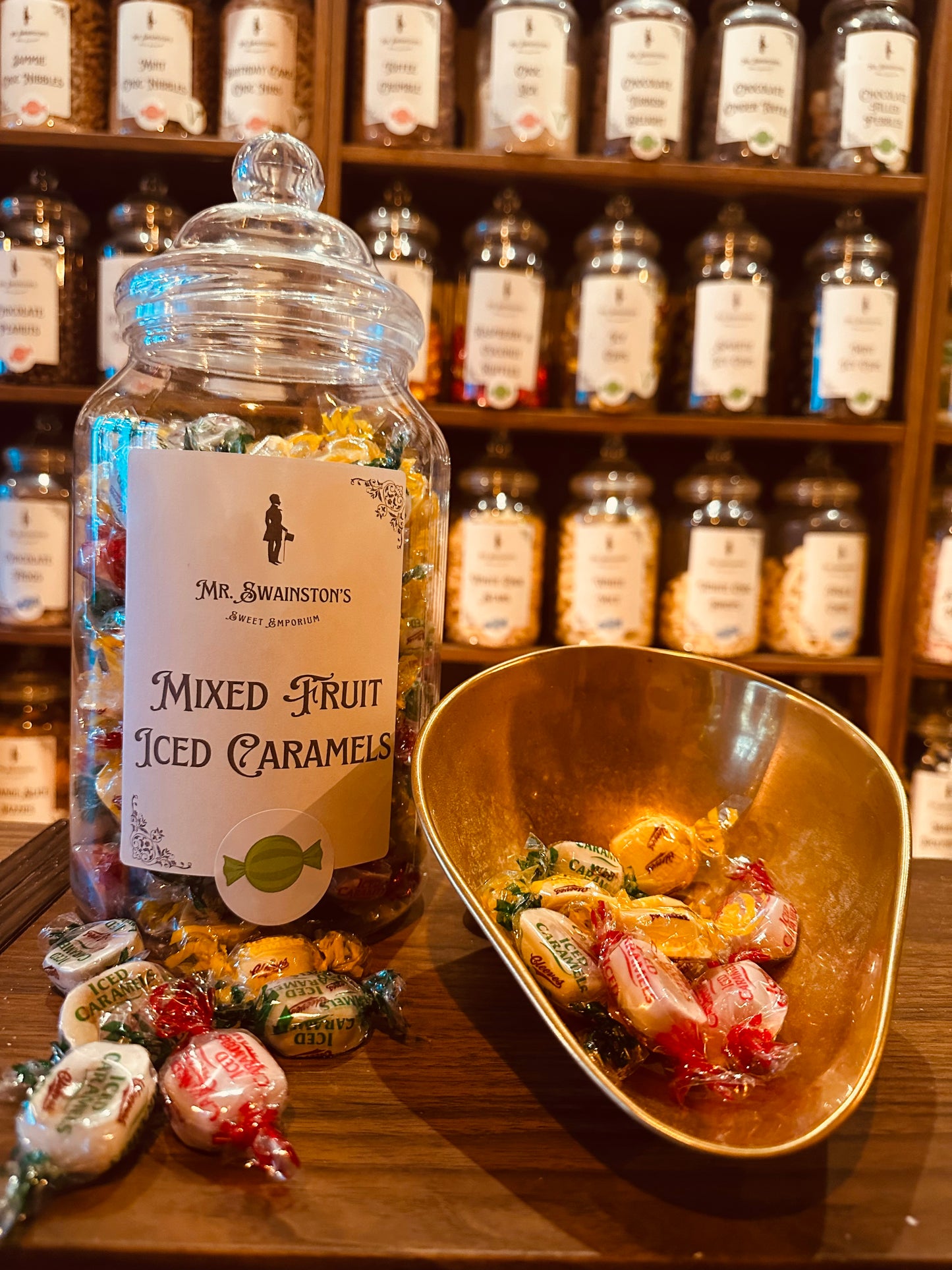 Mixed Fruit Iced Caramels