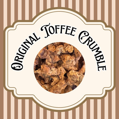 Original Toffee Crumble - Gooey, Caramel, Nibbles, Retro