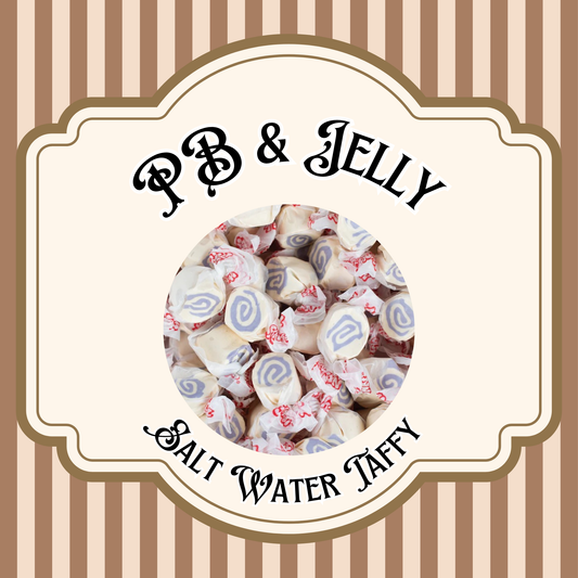 Peanut Butter and Jelly Salt Water Taffy