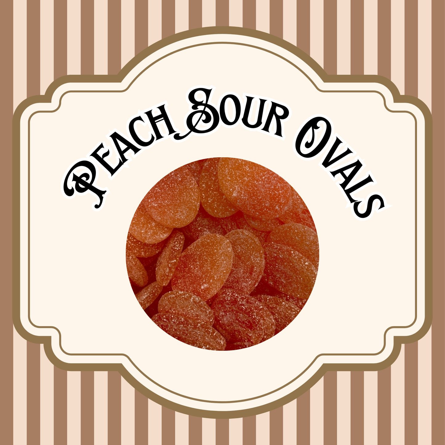 Peach Sour Ovals