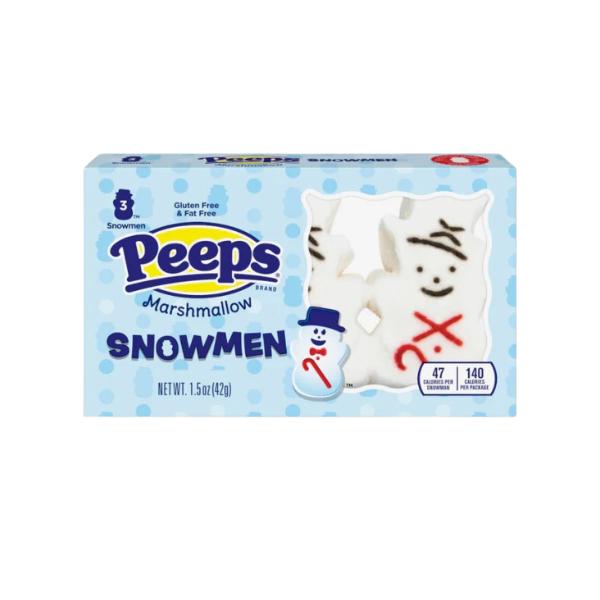 Peeps Snowmen