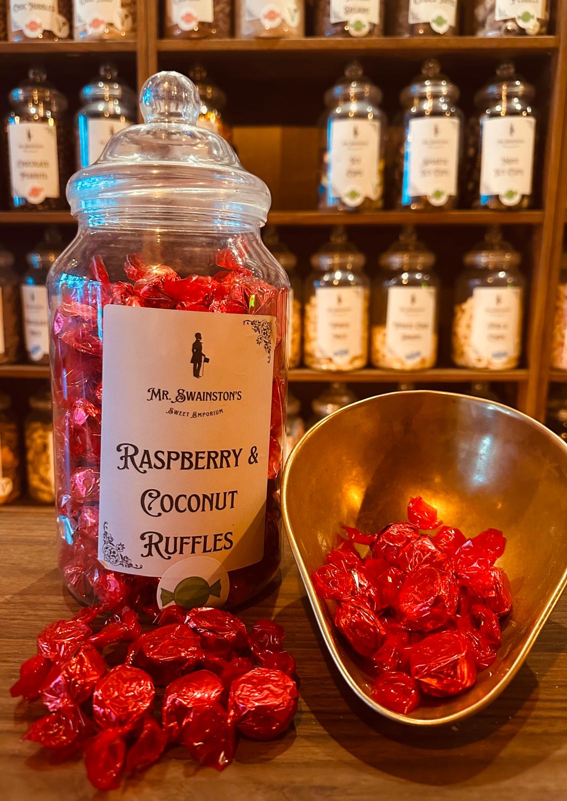 Raspberry & Coconut Ruffles – Mr Swainstons