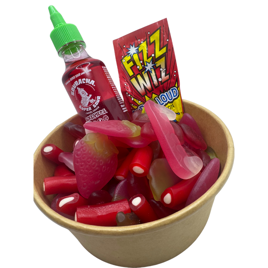 Red Candy Salad Bowl