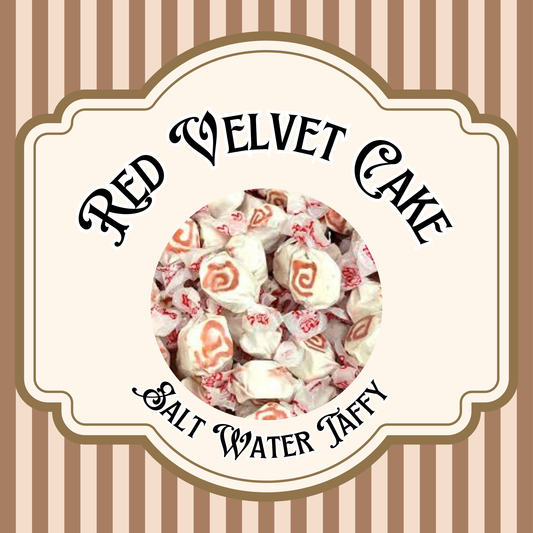 Red Velvet Cake Salt Water Taffy