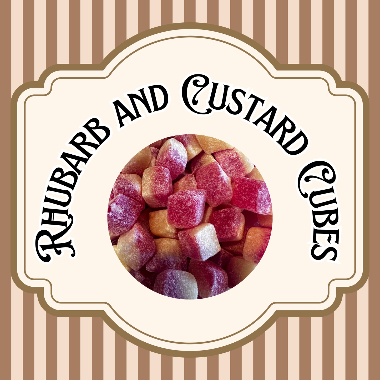 Rhubarb and Custard Cubes