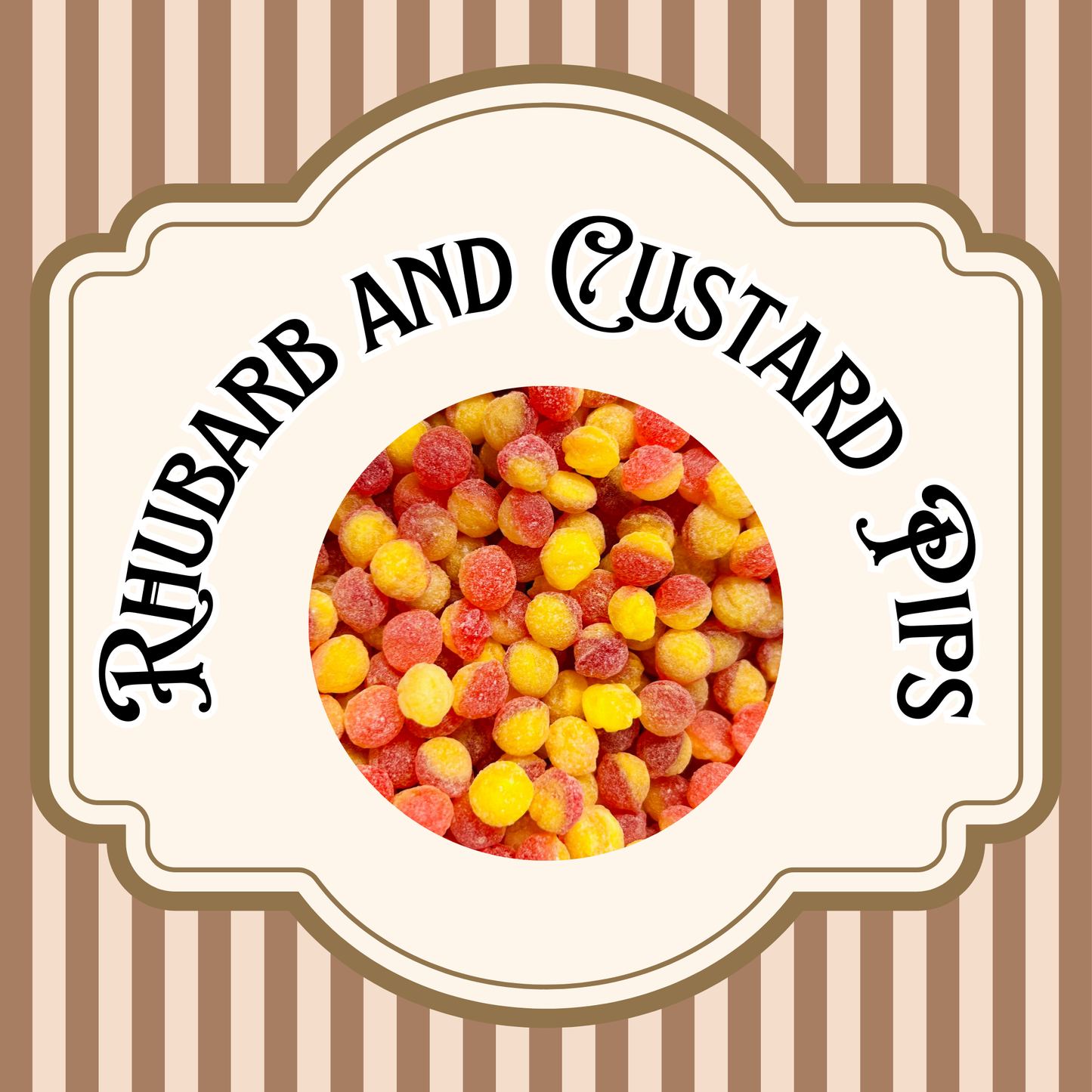 Rhubarb and Custard Pips