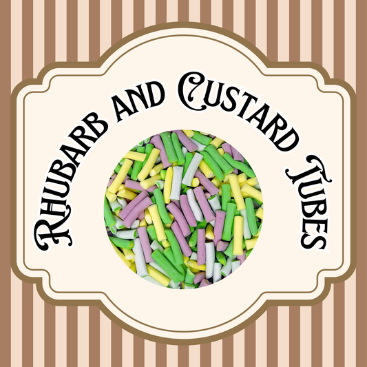 Rhubarb and Custard Tubes