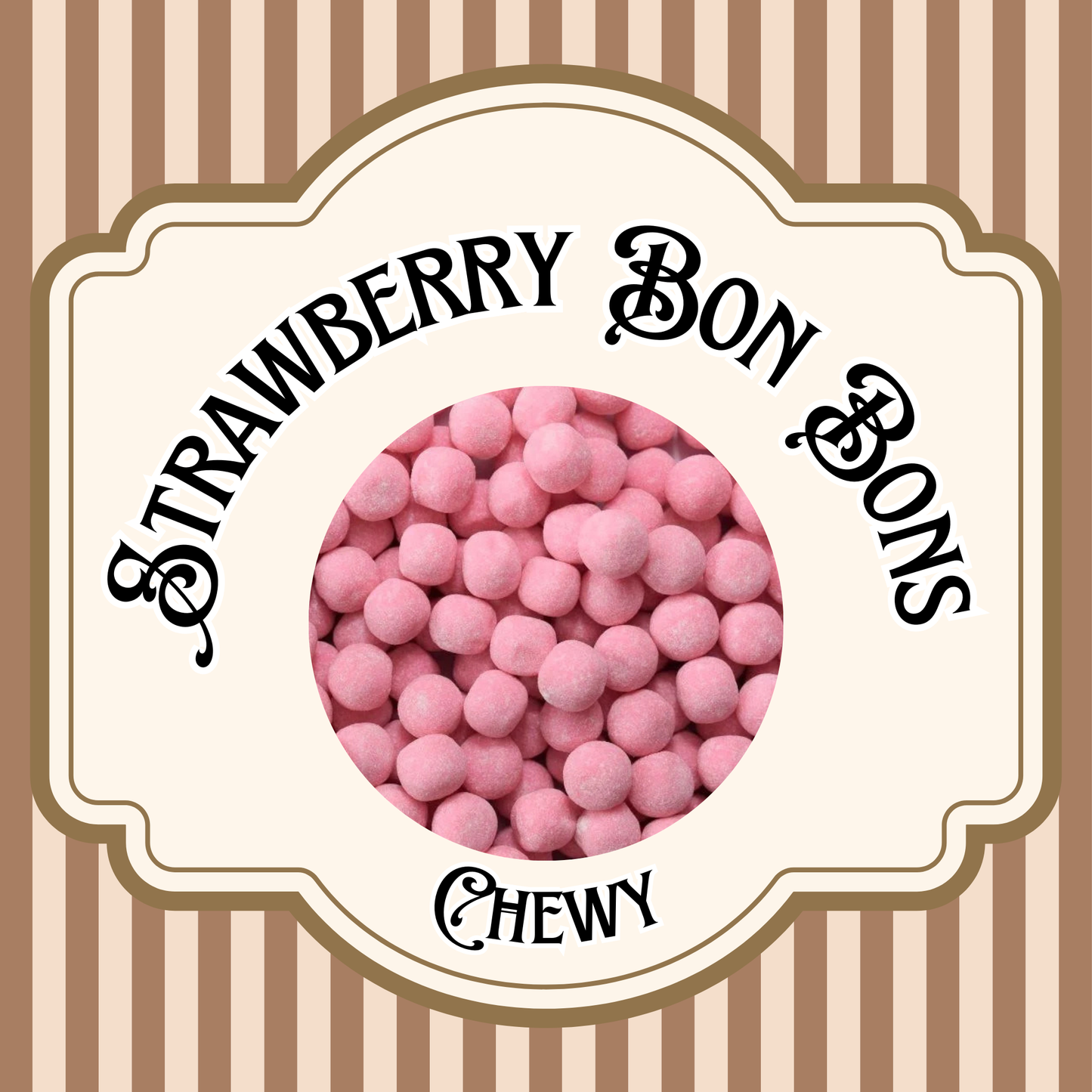 Strawberry Bon Bons (Chewy)