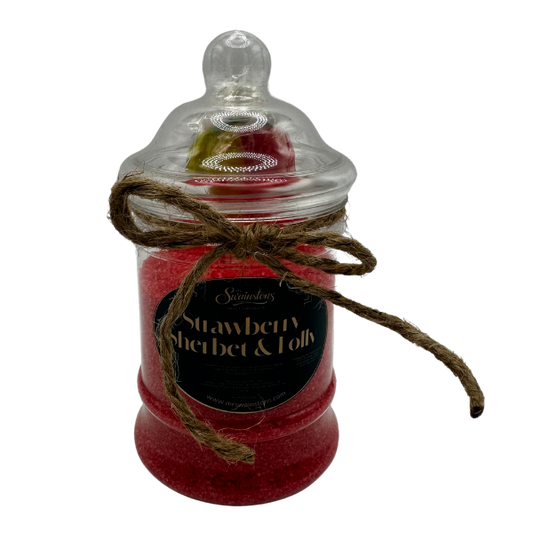 Strawberry Sherbet + Lolly