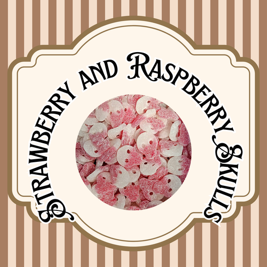 Strawberry and Raspberry Skulls
