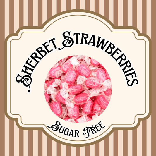 Sugar Free Sherbet Strawberries
